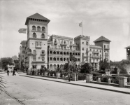 Florida circa 1891. Cordova Hotel, St. Augustine.